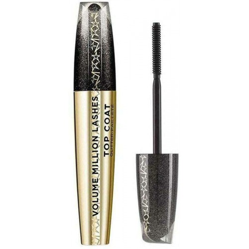 L'Oreal Paris Million Lashes Top Coat Glitter Gel Transparent Gold Mascara για Όγκο 8.9ml
