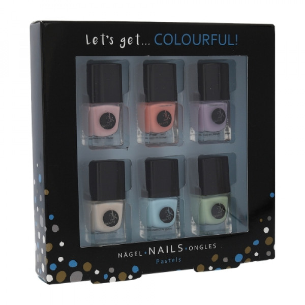 2K Let's Get Colourful! Pastels Nail Polish Set