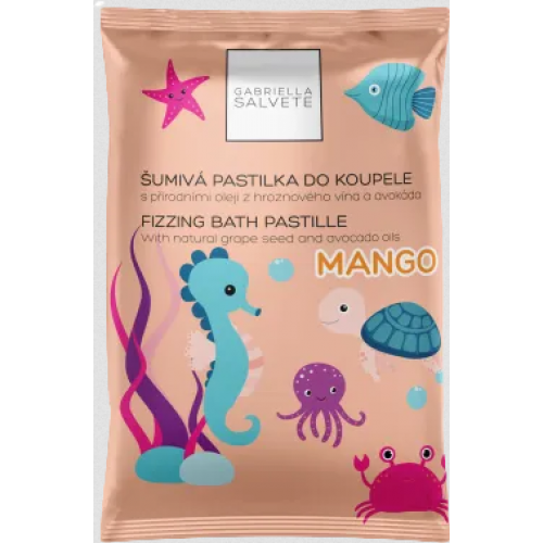 Fizzing Bath Pastille (Shade Mango, Bath Fizzer , W, 40 g)