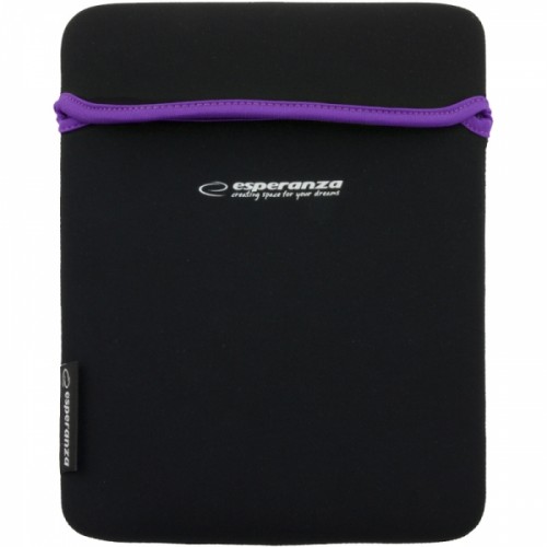 Neoprene Etui Sleeve Μαύρο/Μωβ (Universal 8-9")