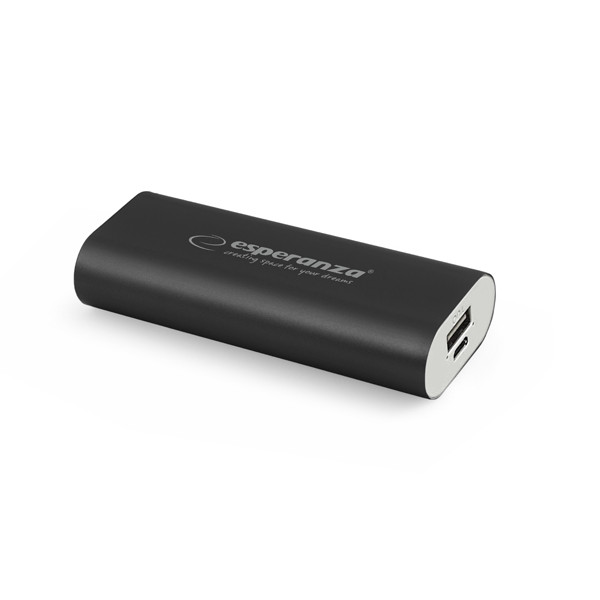 EMP105 Power Bank 4400mAh με Θύρα USB-A Μαύρο