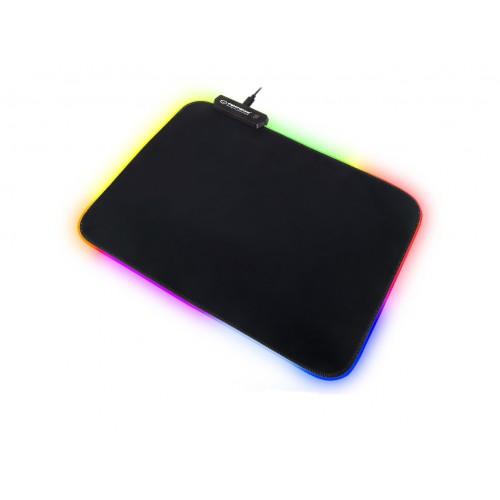 Zodiac Gaming Mouse Pad Medium 350mm με RGB Φωτισμό Μαύρο