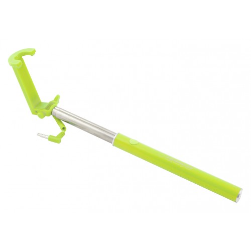 Ενσύρματο Selfie Stick για Κινητά Τηλέφωνα Πράσινο