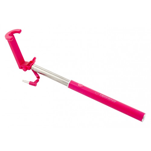 Ενσύρματο Selfie Stick για Κινητά Τηλέφωνα Ρόζ