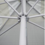 ΟΜΠΡΕΛΑ 3x3x2,65 μ. RAMSEY ΤΕΤΡΑΓΩΝΗ ΑΛΟΥΜΙΝΙΟΥ ΕΚΡΟΥ ΜΕ ΜΑΝΙΒΕΛΑ HM6004