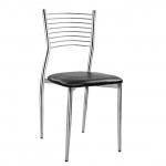 ΚΑΡΕΚΛΑ ELVIRA HM0025.02 ΜΕ ΚΑΘΙΣΜΑ ΑΠΟ ΜΑΥΡΟ PU 40X44X83 εκ.