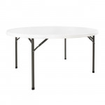 ΤΡΑΠΕΖΙ CATERING-ΣΥΝΕΔΡΙΟΥ HM5043 Φ152Χ74εκ ΠΤΥΣΣΟΜΕΝΟ ΣΤΡΟΓΓΥΛΟ