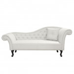 ΑΝΑΚΛΙΝΔΡΟ T.CHESTERFIELD NIOVI HM3008.02 PU ΛΕΥΚΟ-ΜΑΥΡΑ ΠΟΔΙΑ(ΔΕΞΙ)190x61x84Yεκ