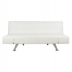 ΚΑΝΑΠΕΣ ΚΡΕΒΑΤΙ HM3001.01 THOM ΜΕ ΑΝΑΔΙΠΛΟΥΜΕΝΑ ΜΠΡΑΤΣΑ ΛΕΥΚΟ PU 189x93x82Υεκ.