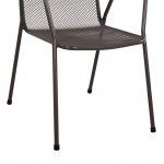 ΚΑΡΕΚΛΑ ΠΟΛΥΘΡΟΝΑ ΜΕΤΑΛΛΙΚΗ ΑΝΘΡΑΚΙ ELIJAH HM5005.01 54x62x89Υ ΕΚ.