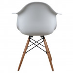 ΠΟΛΥΘΡΟΝΑ ΜΕ ΞΥΛΙΝΑ ΠΟΔΙΑ & ΚΑΘΙΣΜΑ ΛΕΥΚΟ MIRTO HM005.01 64x60x81 εκ.