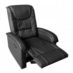 ΠΟΛΥΘΡΟΝΑ RELAX ΜΕ ΜΗΧΑΝΙΣΜΟ MASSAGE ROCCA HM0026.01 PU ΜΑΥΡΟ 80x96x97 εκ.