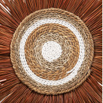 ΔΙΑΚΟΣΜΗΤΙΚΟ ΤΟΙΧΟΥ ΣΤΡΟΓΓΥΛΟ ΑΠΟ ΚΑΛΑΜΙΑ ΚΑΙ ΙΝΕΣ ΜΠΑΝΑΝΑΣ 55x3x55YΕΚεκ.HM7792