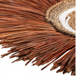 ΔΙΑΚΟΣΜΗΤΙΚΟ ΤΟΙΧΟΥ ΣΤΡΟΓΓΥΛΟ ΑΠΟ ΚΑΛΑΜΙΑ ΚΑΙ ΙΝΕΣ ΜΠΑΝΑΝΑΣ 55x3x55YΕΚεκ.HM7792