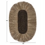 ΔΙΑΚΟΣΜΗΤΙΚΟ ΤΟΙΧΟΥ ΟΒΑΛ ΑΠΟ GRASS ΚΑΙ ΙΝΕΣ ΑΜΠΑΚΑ ΣΕ ΧΡΩΜΑ ΦΥΣΙΚΟ 60x5x90Yεκ.HM7795