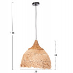 ΦΩΤΙΣΤΙΚΟ ΟΡΟΦΗΣ ΑΠΟ ΙΝΕΣ MENDONG GRASS ΣΕ ΦΥΣΙΚΟ Φ38x34-120Yεκ.HM7776