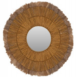 ΚΑΘΡΕΠΤΗΣ ΤΟΙΧΟΥ ΣΤΡΟΓΓΥΛΟΣ ΑΠΟ MENDONG ΚΑΙ ΑΜΠΑΚΑ ΦΥΣΙΚΟ-ΧΡΥΣΟ 80x4x80Yεκ.HM7797