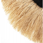 ΚΑΘΡΕΠΤΗΣ ΤΟΙΧΟΥ ΗΜΙΚΥΚΛΙΚΟΣ ΜΕ ΣΙΖΑΛ & ΑΜΠΑΚΑ ΧΡΩΜΑ ΦΥΣΙΚΟ ΜΑΥΡΟ 85x3x50Yεκ.HM7799