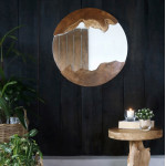 ΚΑΘΡΕΠΤΗΣ HM9360 ΑΠΟ ΜΑΣΙΦ ΞΥΛΟ ΤEAK ΦΥΣΙΚΟ 60x5ΕΚ.