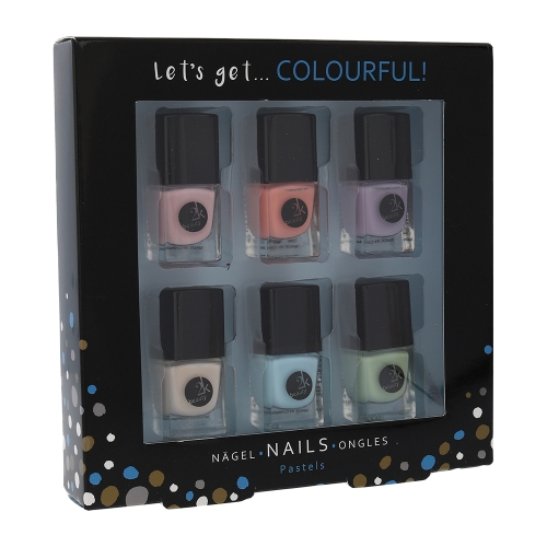2K Let's Get Colourful! Pastels Nail Polish Set