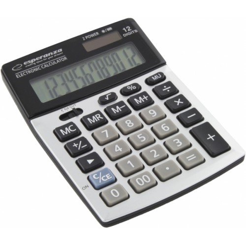 Αριθμομηχανή Newton ECL102 ECL102 12 Ψηφίων σε Ασημί Χρώμα